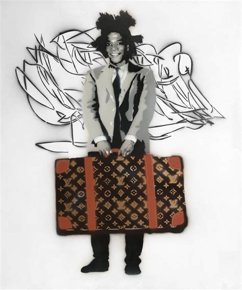 louis vuitton box painting|Louis Vuitton basquiat exhibition.